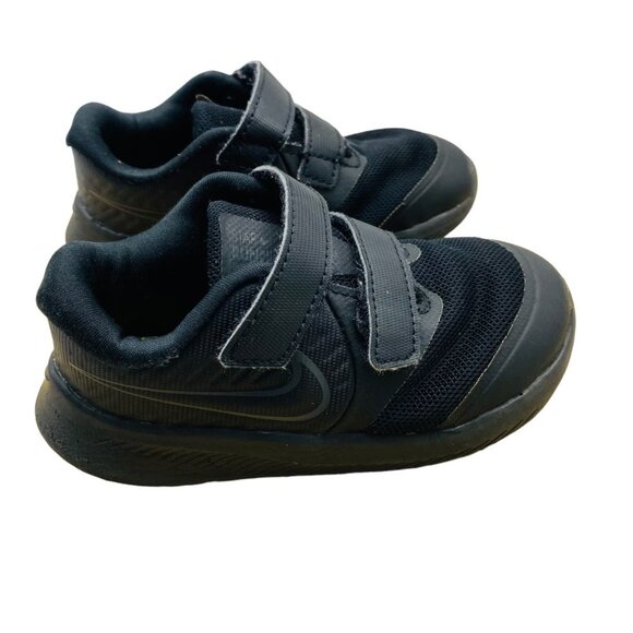 Nike Unisex Toddler Leather Star Runner 2 Hook Loop Tennis Shoes Sneakers Sz 8C - Picture 1 of 8